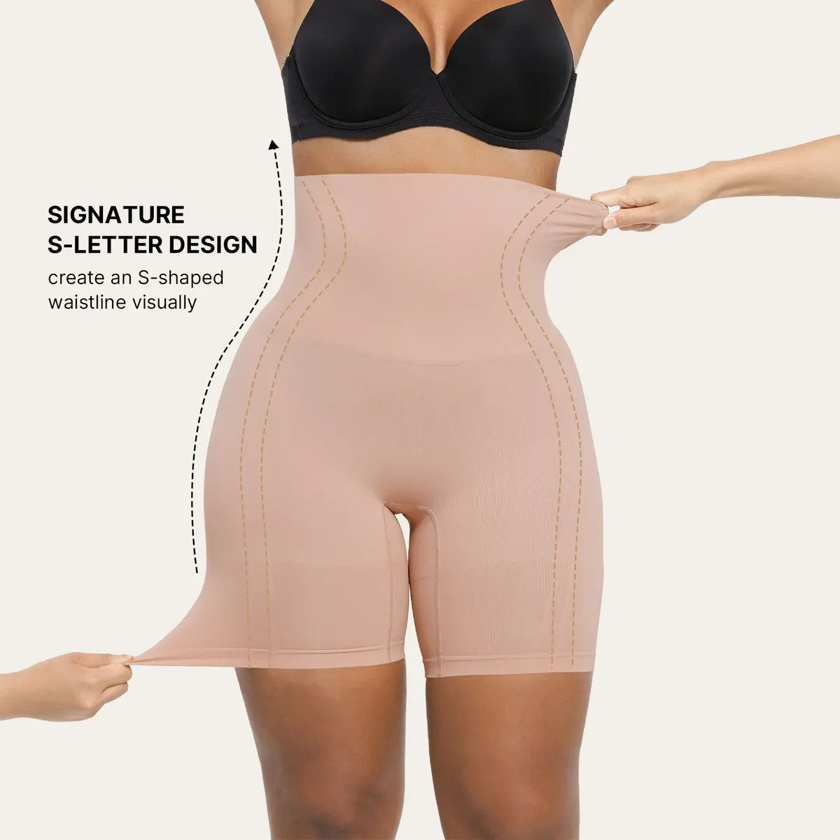 Shapewear Sculpting Shorts for Women Seamless High Waisted Body Tummy Control Shaper Thigh Slimming Underwear