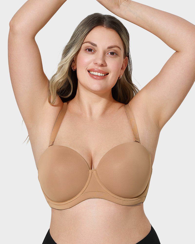 Versatile Molded Cup Underwire Bra with Removable Straps Main image