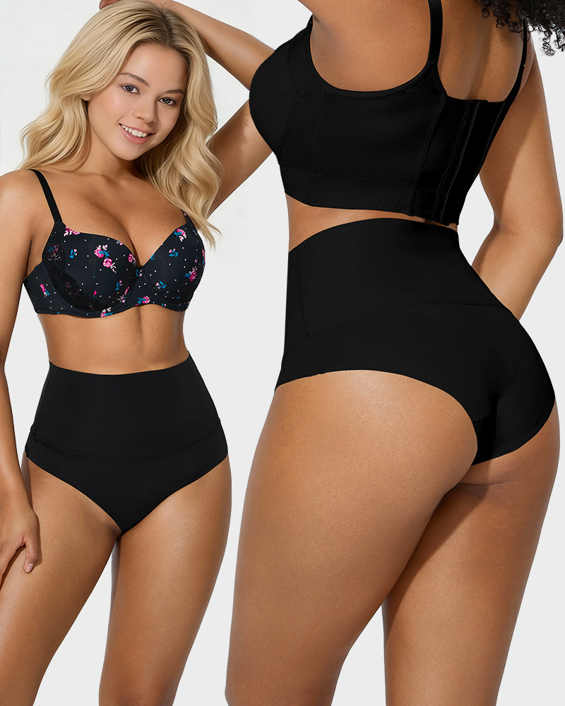 3-Pack High Waisted Tummy Control Briefs