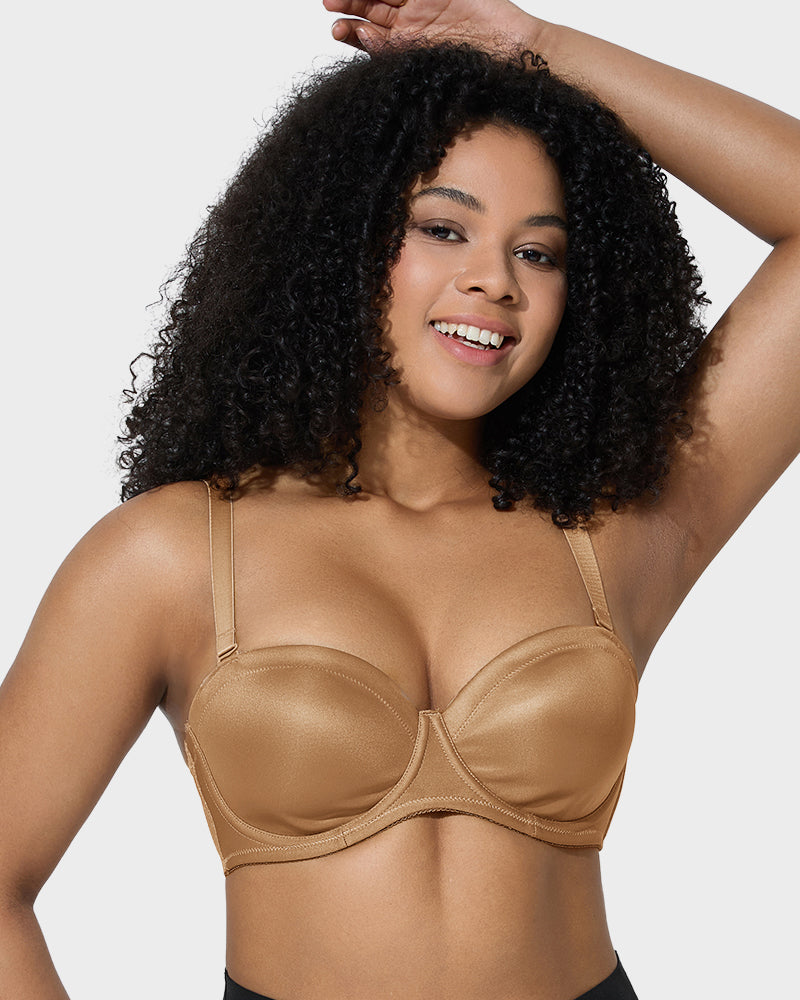 Comfort Push Up Unlined Bra with Removable Straps Main image