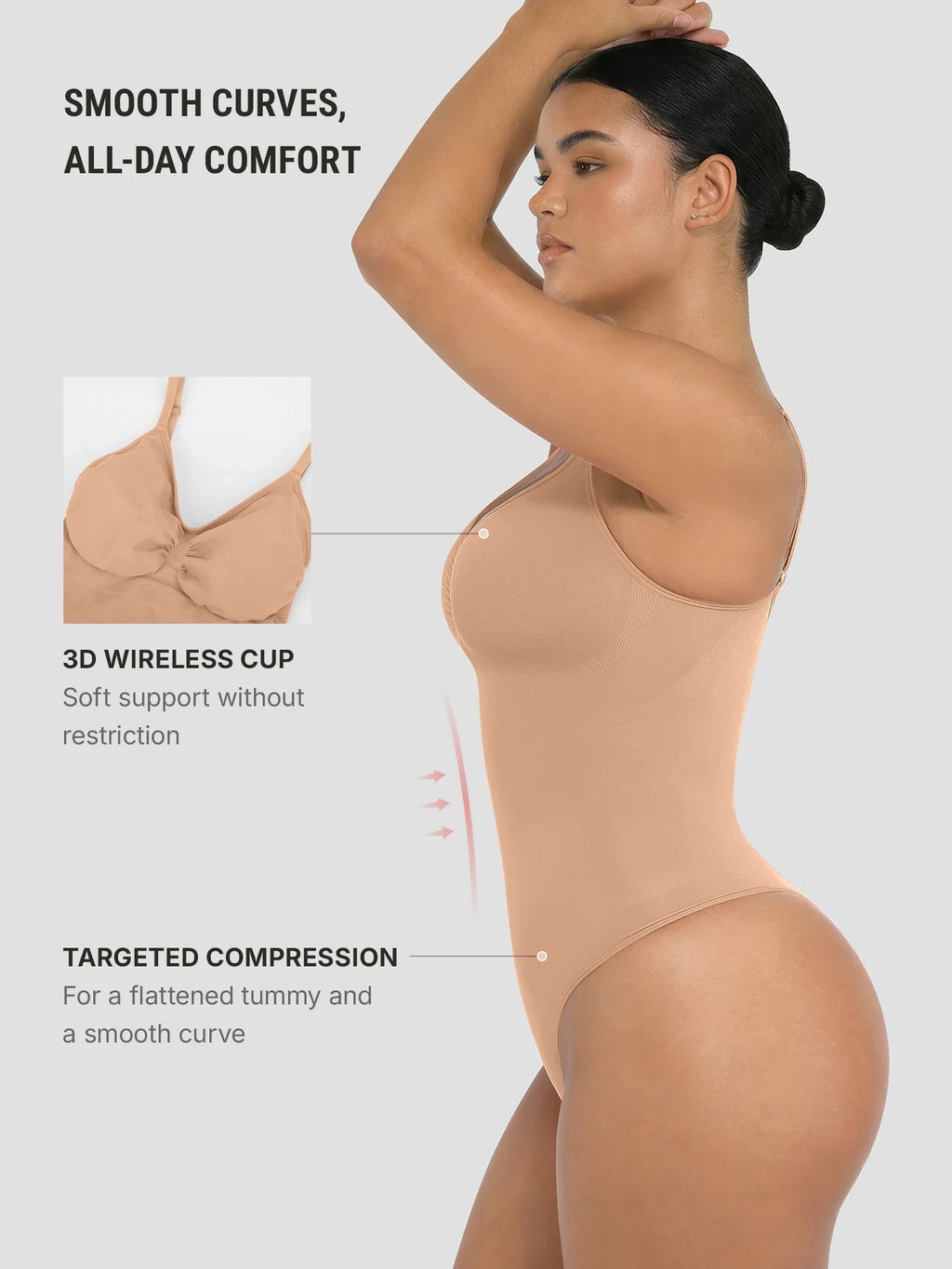 Tummy Control Seamless Bodysuit