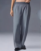 Women's High Waist Wide Leg Pocket Yoga Pants – Stretchy Casual Pants