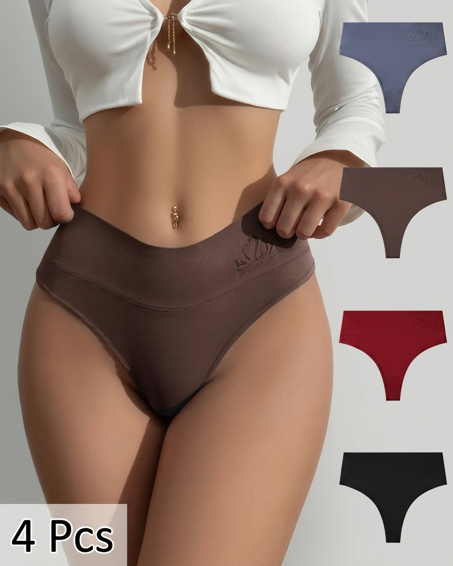 High Waist Seamless Everyday Panties (4 Pack) Main image