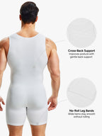 Seamless Full Body Shaper Tummy Control Compression Bodysuit For Men