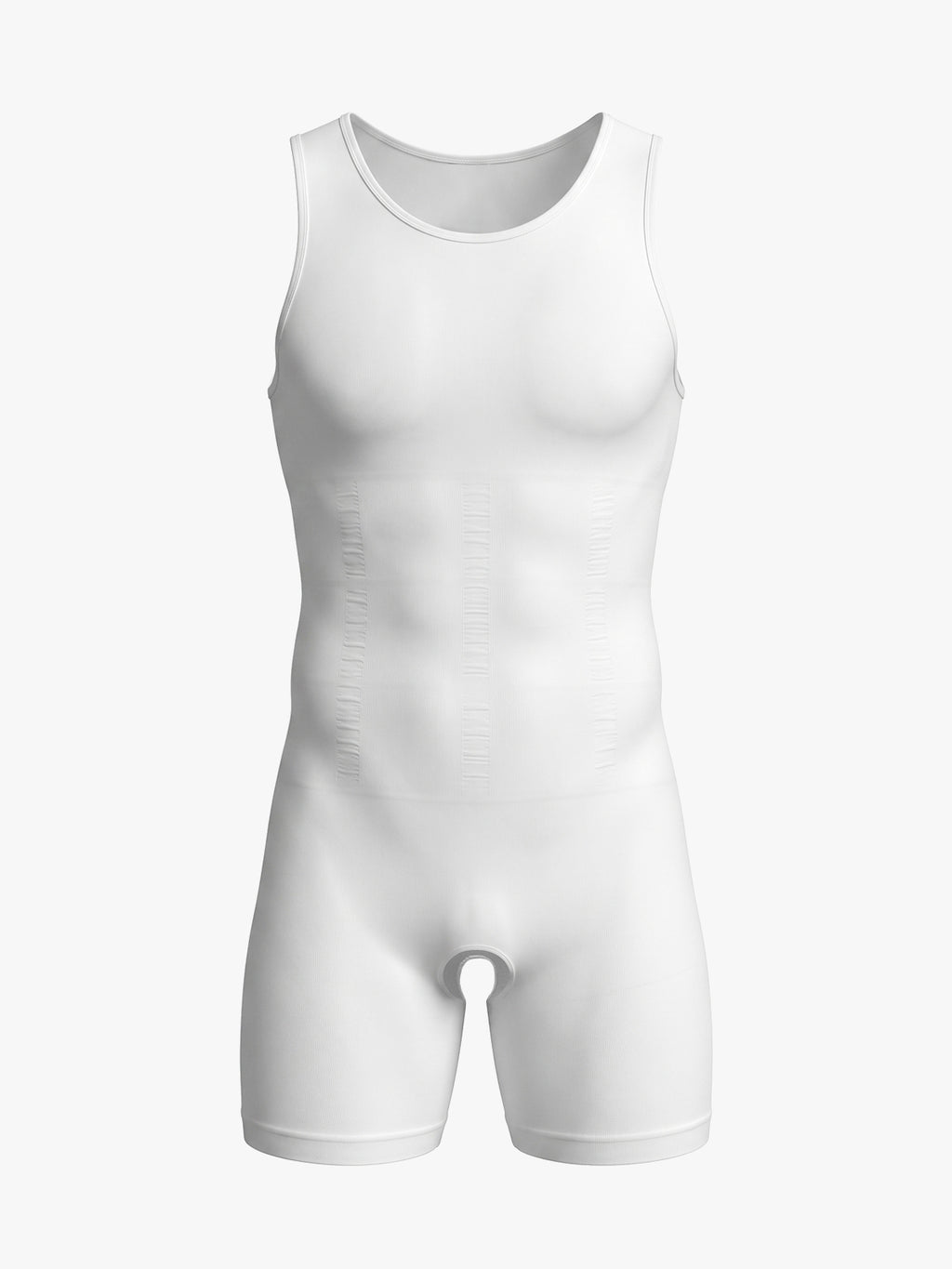 Seamless Full Body Shaper Tummy Control Compression Bodysuit For Men