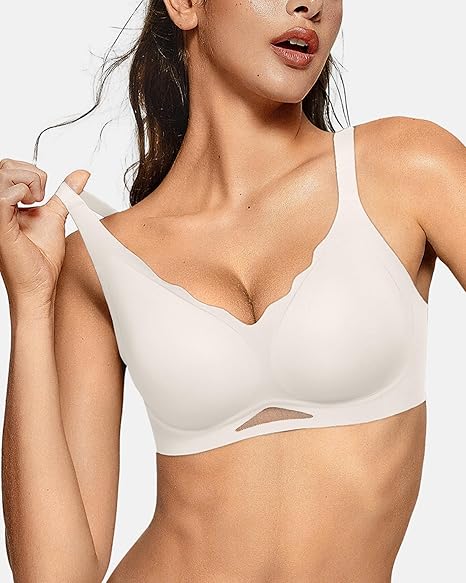 Women's Sheer Mesh Seamless Bra Secondary image