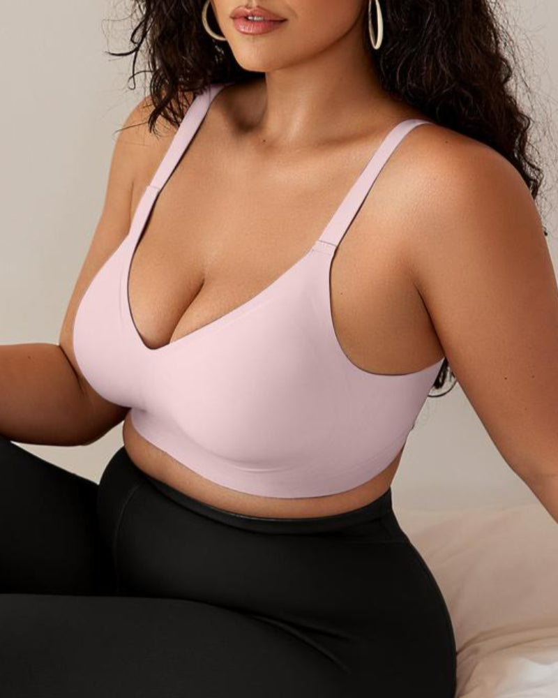 Seamless Soft Comfort Jelly Strip Wireless Bra