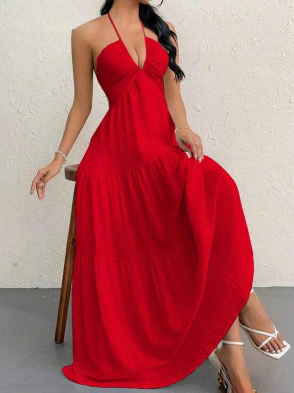 Women's Sleeveless A-Line Casual Dress