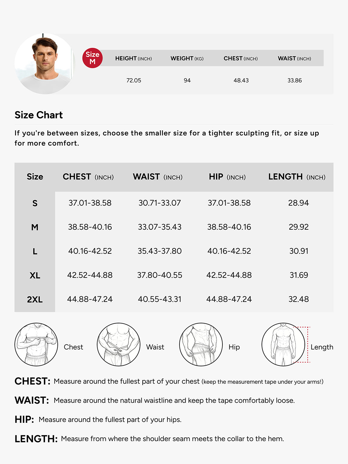 Seamless Full Body Shaper Tummy Control Compression Bodysuit For Men