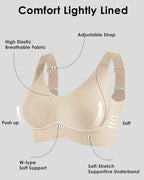 Comfort Full Coverage Wireless Lightly Lined Bra