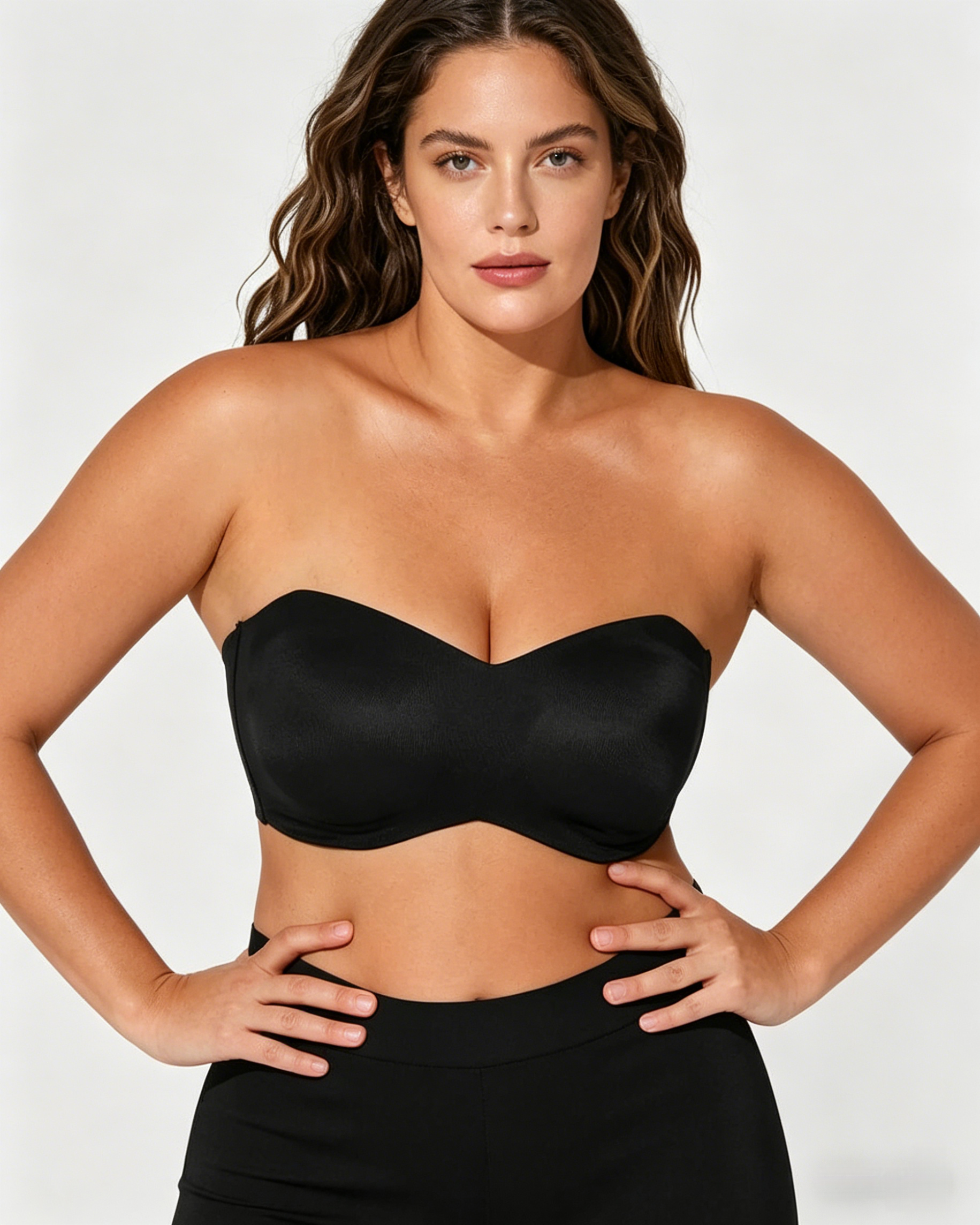 Full Support Non-Slip Convertible Bandeau Bra