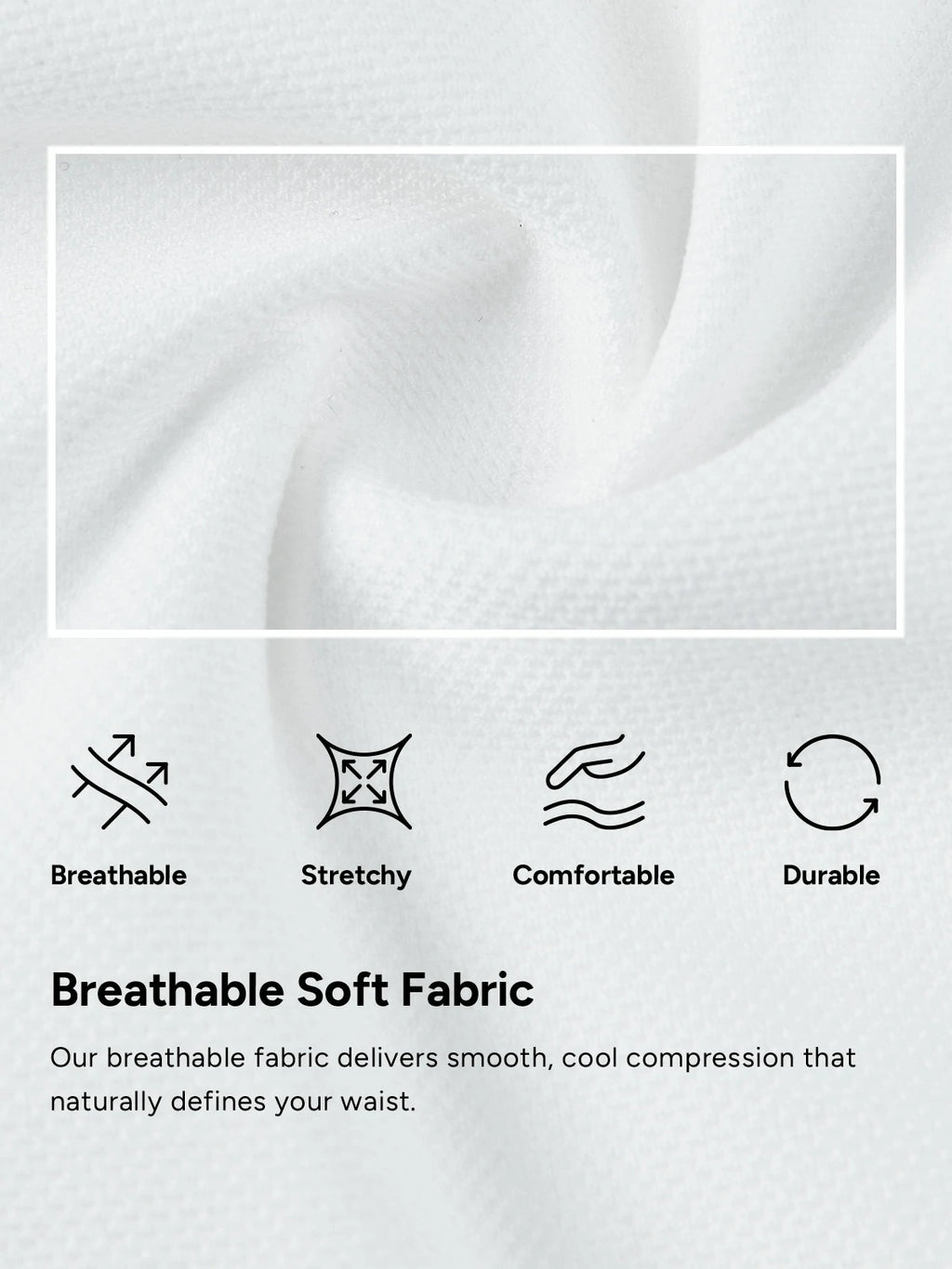 Men's Seamless High-Waist Boning Support Shorts