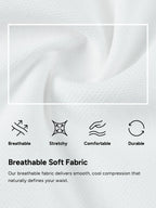 Men's Seamless High-Waist Boning Support Shorts