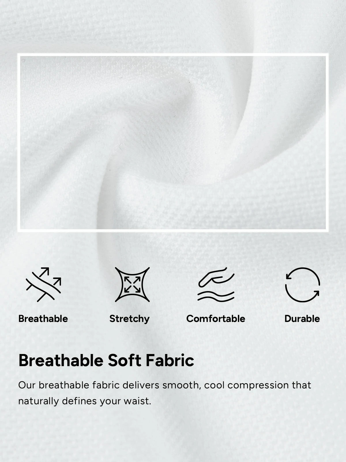 Men's Seamless High-Waist Boning Support Shorts