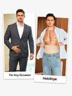 High Waist Steel Boning Support Shorts for Men
