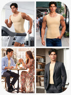 Upgraded Version Men's Tummy Control Sliming Tank Top