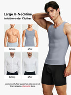 Upgraded Version Men's Tummy Control Sliming Tank Top