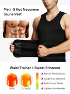 Men's Double Tummy Control Workout Tank Top