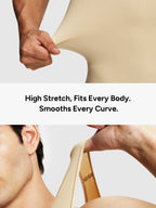 Men's Seamless Crotch Opening Bodysuit