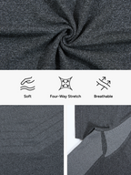 Quick Dry Breathable Workout Crew Neck Top for Men