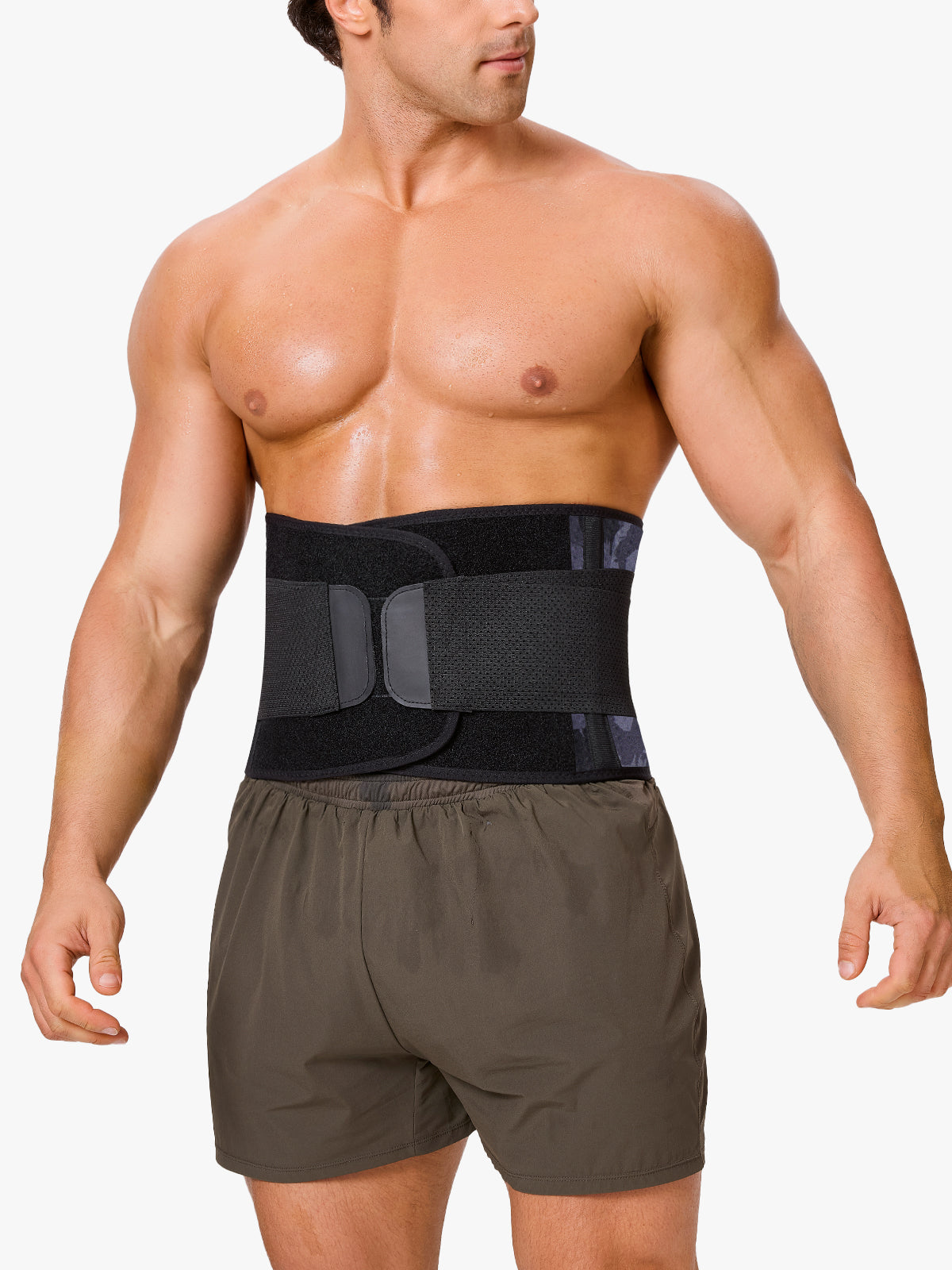 Steel Boning Velcro Workout Waist Trainer Sweat Belt