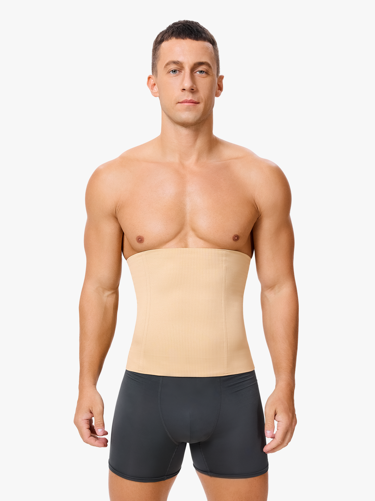 Men's Seamless Boning Support Waist Cincher