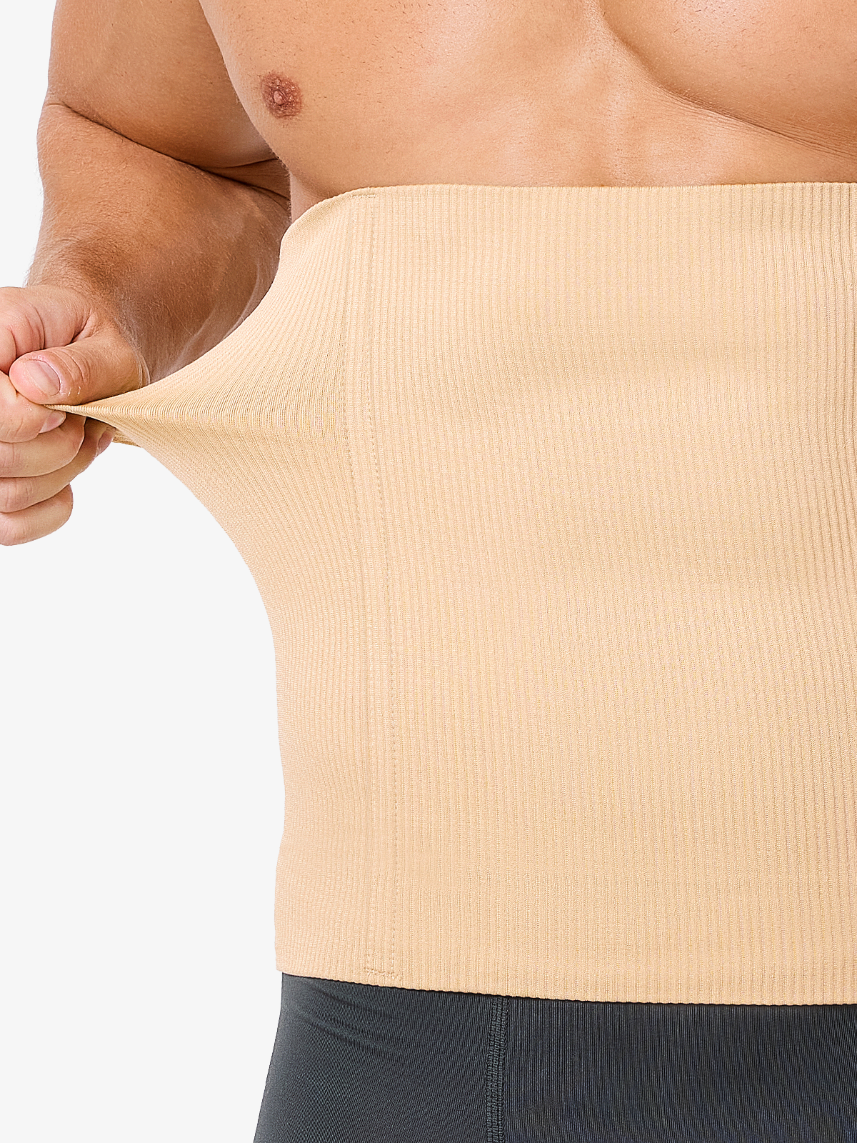 Men's Seamless Boning Support Waist Cincher