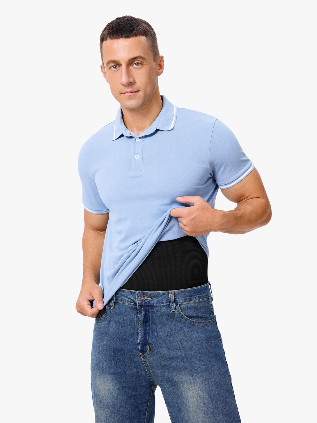Men's Seamless Boning Support Waist Cincher