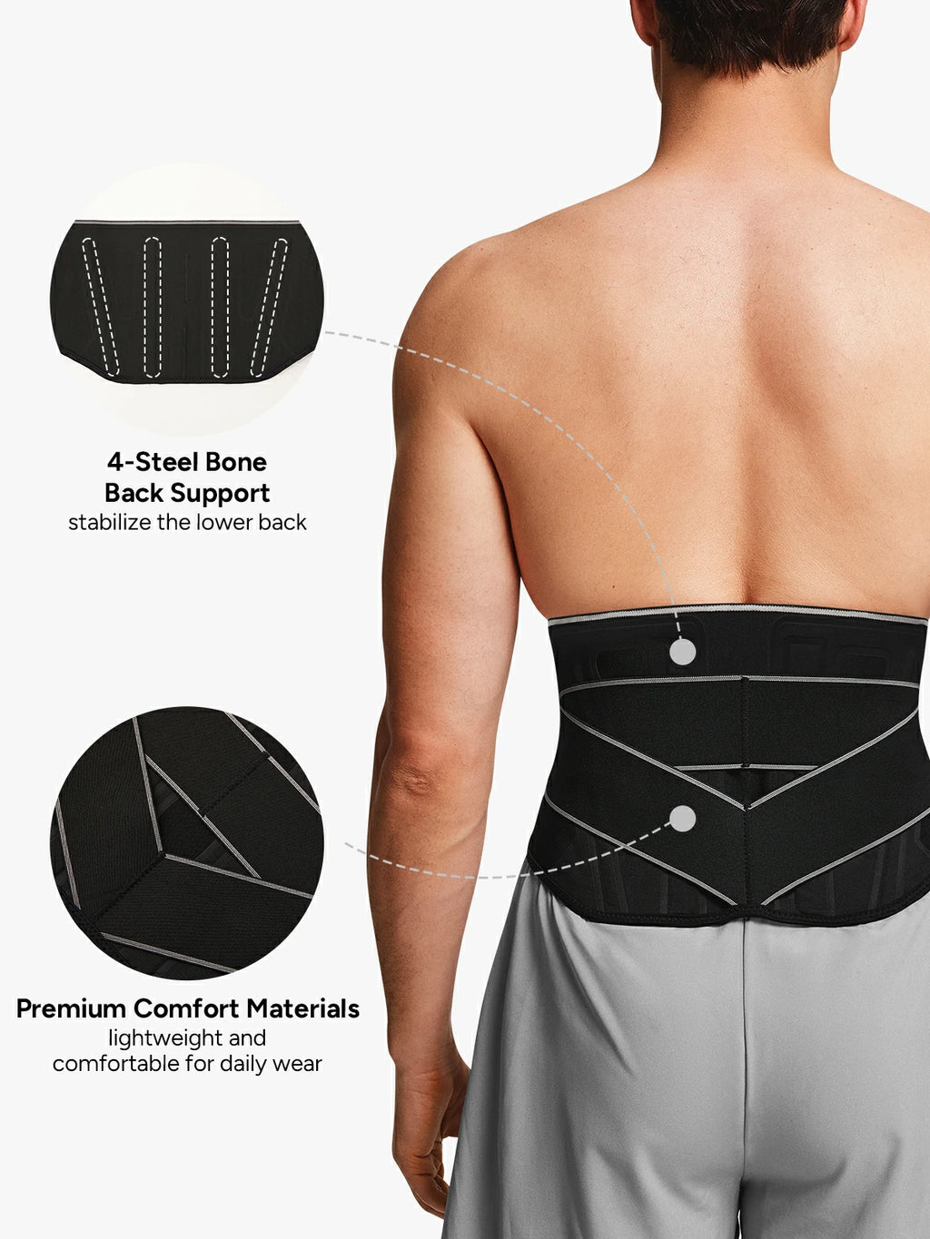 【50%OFF】Velcro Steel Bone Waist Trainer