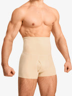 Men's High Waist Elastic Shorts