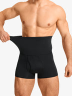 Men's High Waist Elastic Shorts