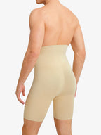 Men's Seamless High Waist Elastic Shorts