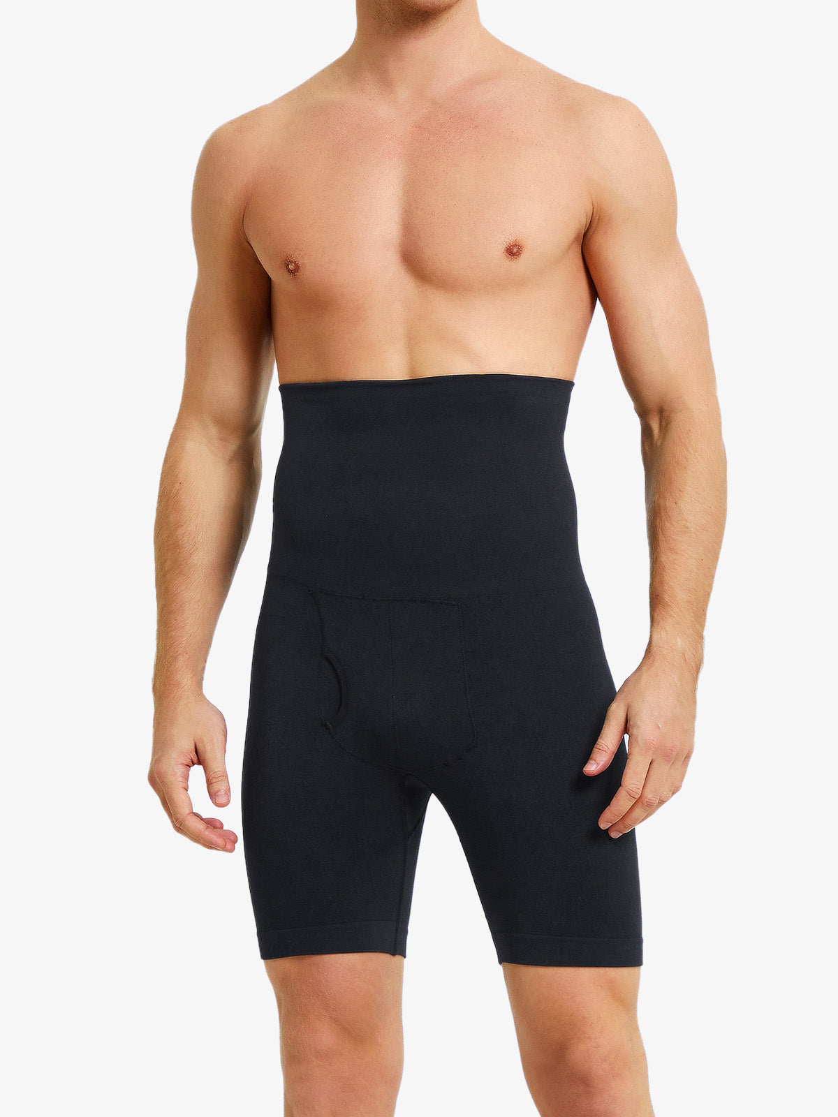 Men's Seamless High Waist Elastic Shorts Main image