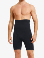 Men's Seamless High Waist Elastic Shorts