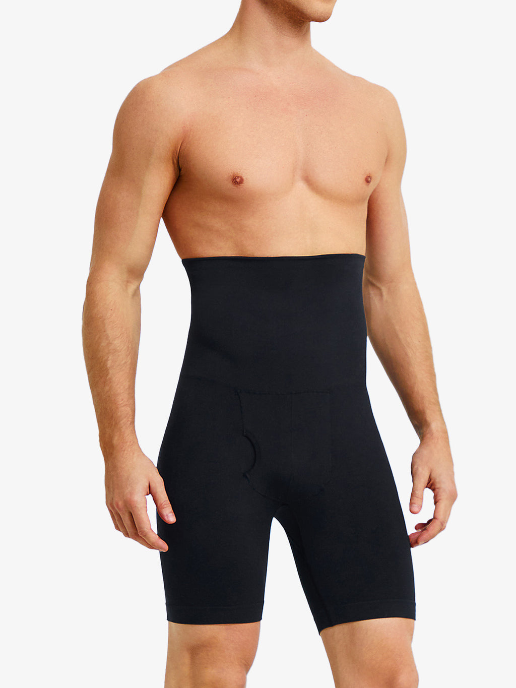 Men's Seamless High Waist Elastic Shorts