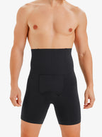 Men's Seamless High-Waist Boning Support Shorts
