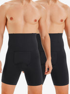 Men's Seamless High-Waist Boning Support Shorts