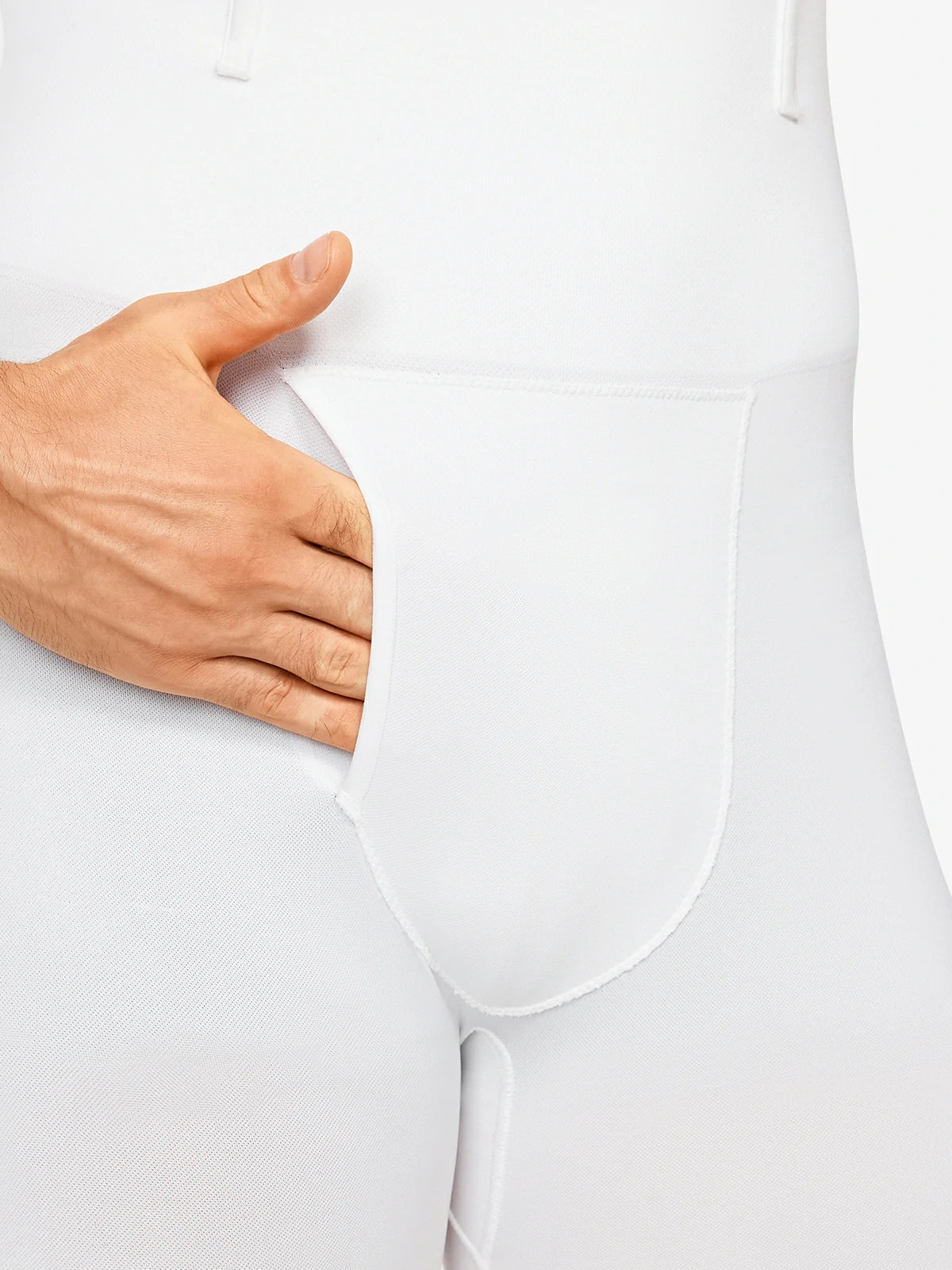High Waist Steel Boning Support Shorts for Men