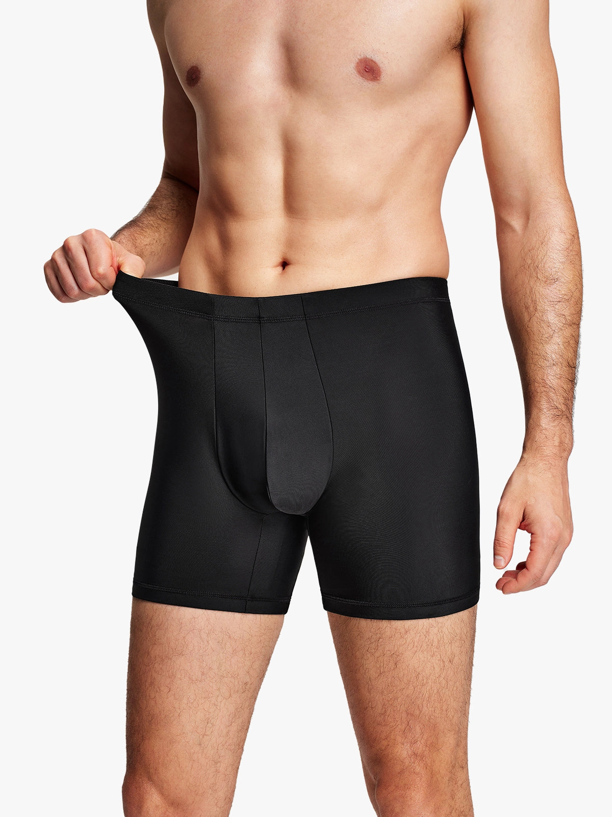 Mid-Rise Butt Lifting Shapewear Shorts for Men Secondary image