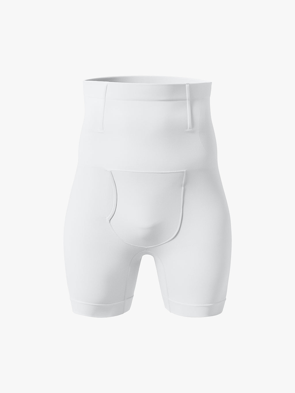 Men's High Waist Body Shaper Shorts with Steel Boning Support