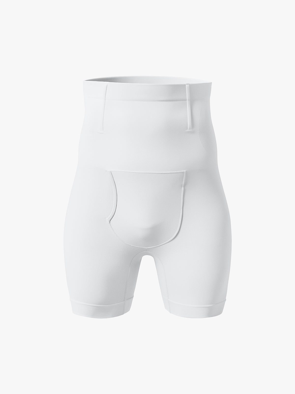 Men's High Waist Body Shaper Shorts with Steel Boning Support