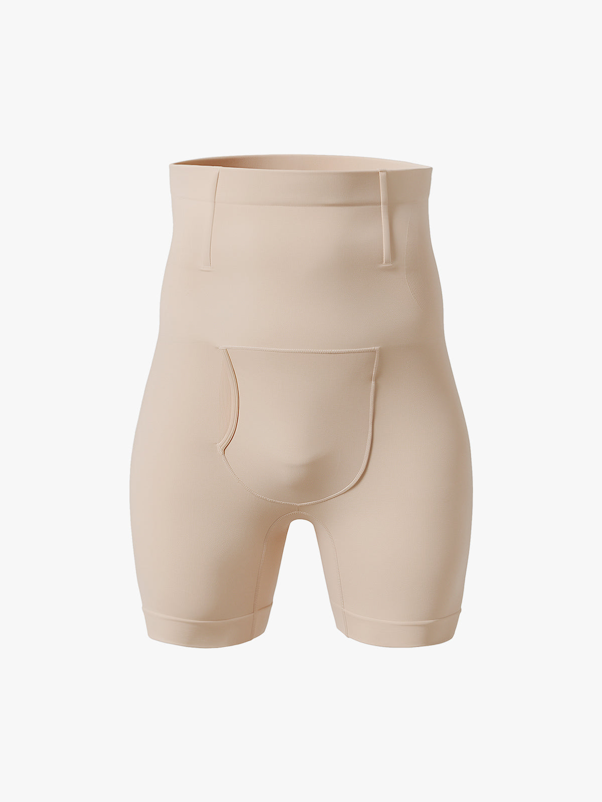 Men's High Waist Body Shaper Shorts with Steel Boning Support
