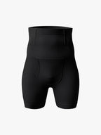Men's High Waist Body Shaper Shorts with Steel Boning Support