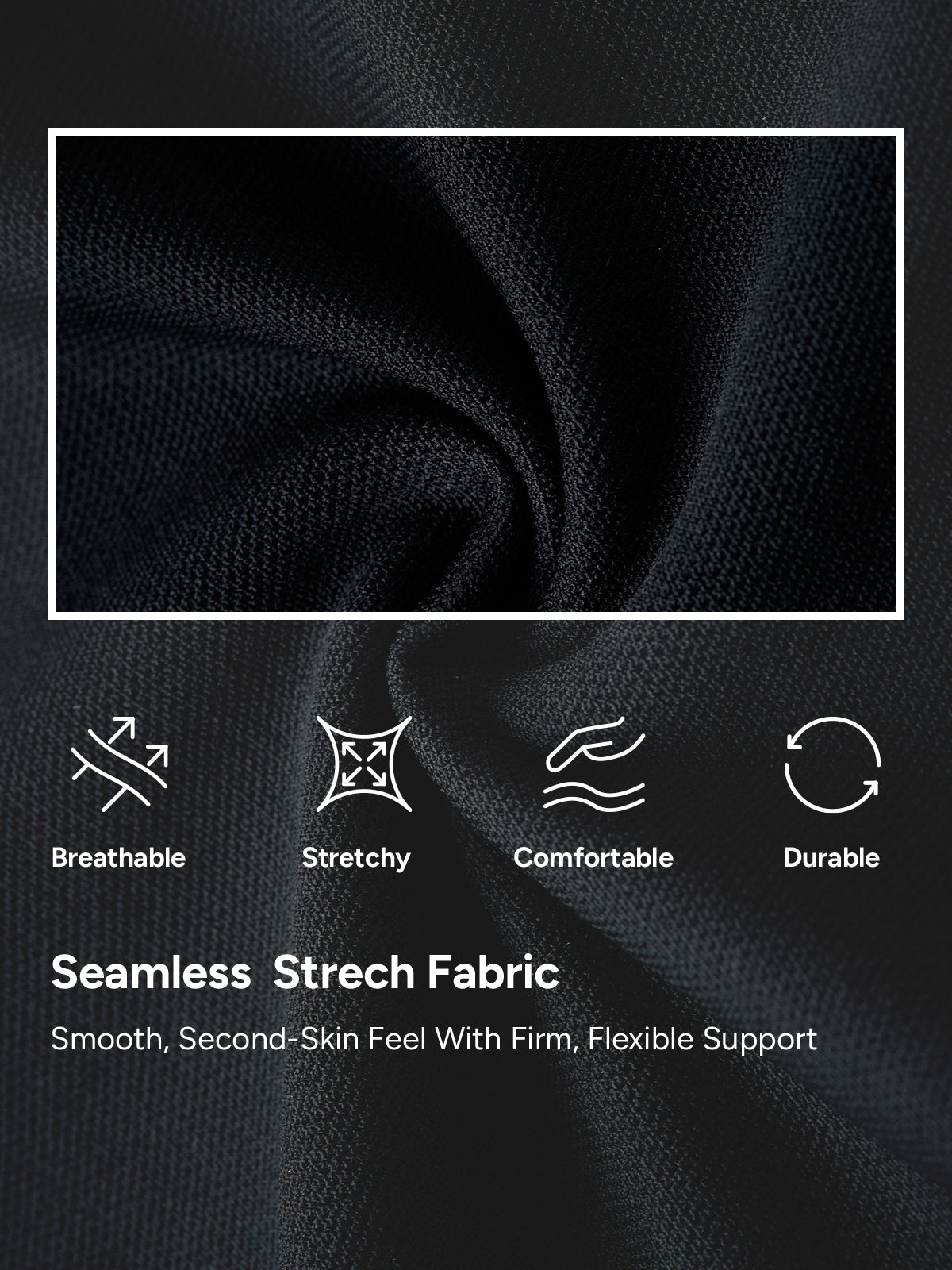 Men's High Waist Body Shaper Shorts with Steel Boning Support