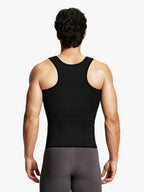 Zipper Belly Compression Workout out Waist Trainer Shapewear Tank Top
