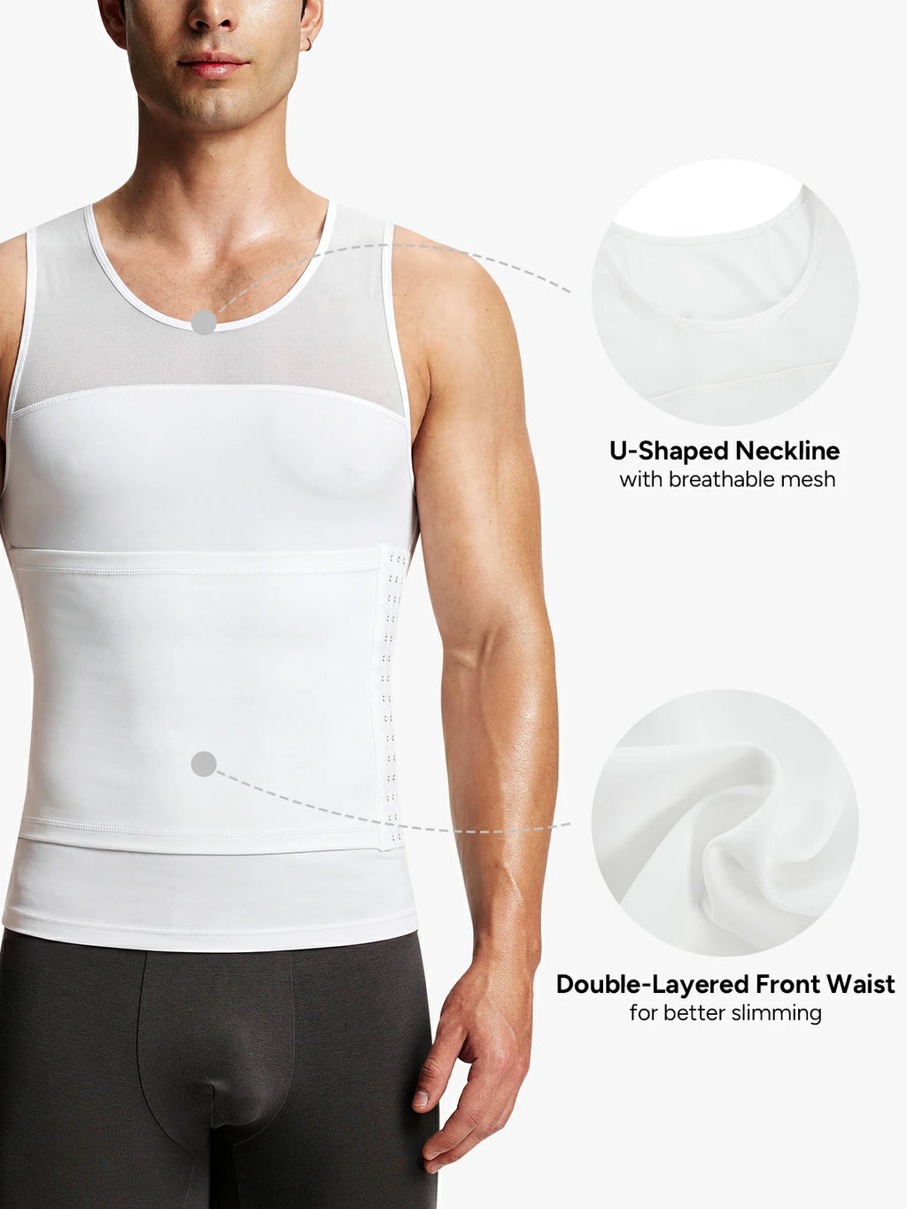 Men's Belly Compression Tank Top