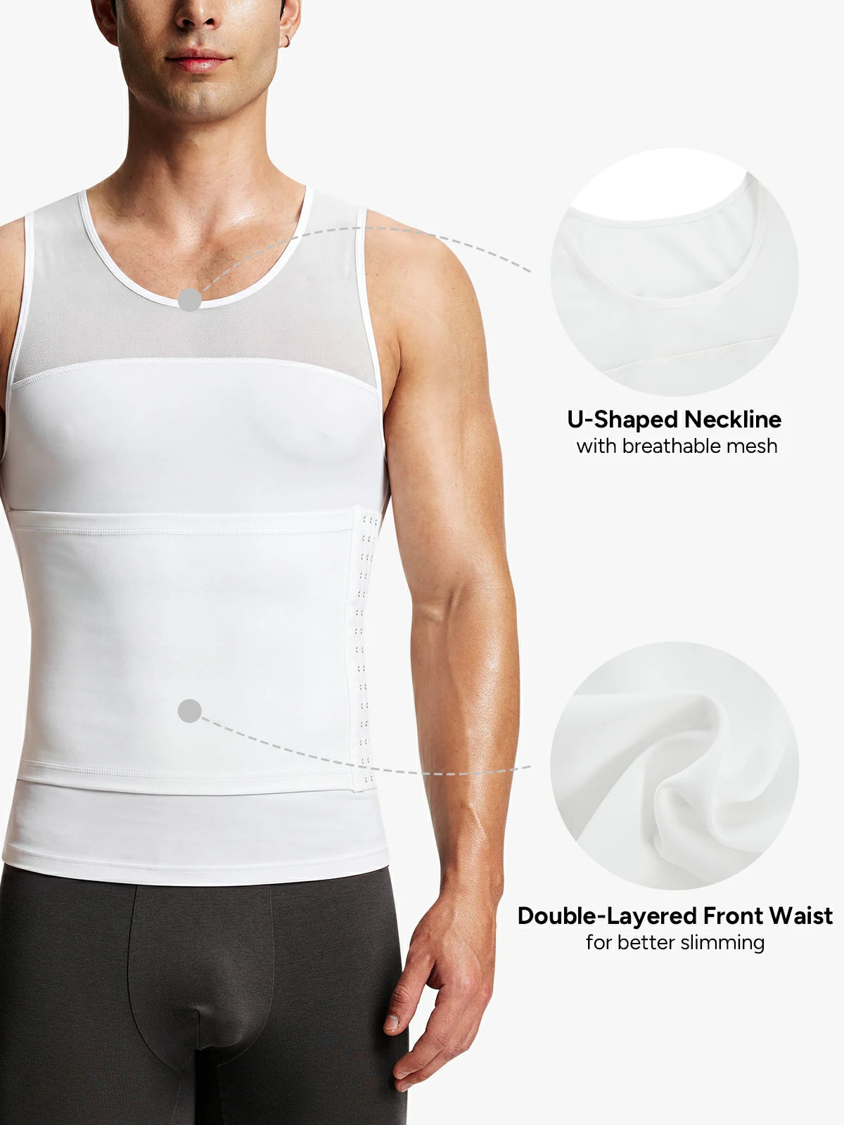 Men's Belly Compression Tank Top