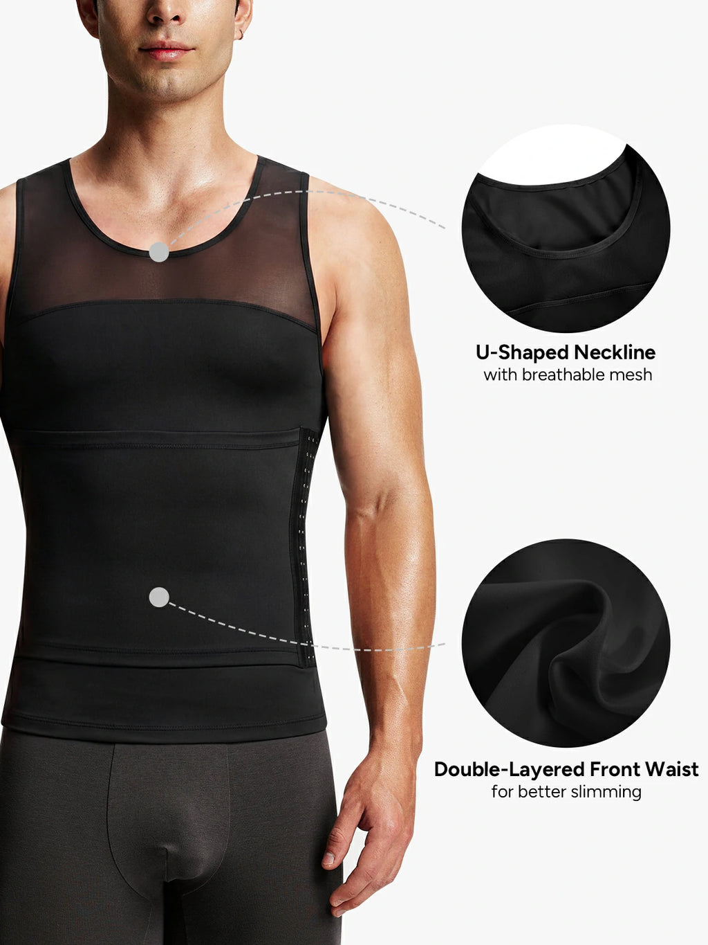 Men's Belly Compression Tank Top