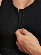 Men's Double Tummy Control Workout Tank Top