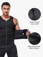 Men's Double Tummy Control Workout Tank Top